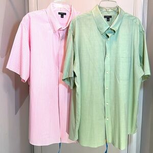 Pair Crofts & Barrow Short Sleeve Shirts 2XL